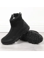 Pánské nepromokavé sněhové boty černé DK