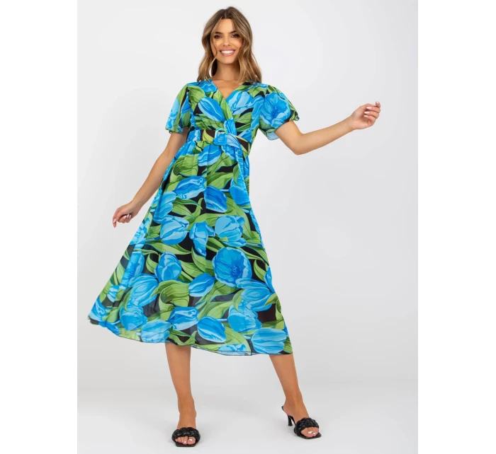 Šaty DHJ SK model 17392061 černá a modrá - FPrice