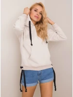 Dámska mikina TW BL G031.20P svetlo béžová