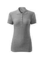 Bavlnené dámske polo tričko tmavosivé Bavlnené dámske polo tričko tmavosivé