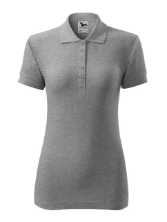 Cotton polokošile dámská tmavě šedý melír