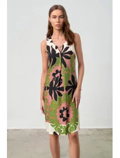 Dámske letné šaty Folegandros 18438 čierna vzor - Vamp