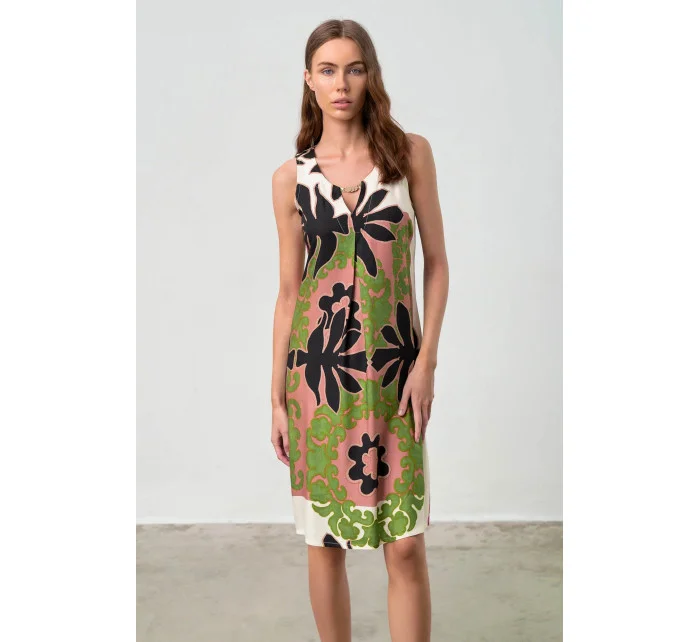 Dámske letné šaty Folegandros 18438 čierna vzor - Vamp