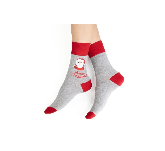 Dámské vánoční ponožky model 21327638 3540 - Steven Dámské vánoční ponožky model 21327638 3540 - Steven