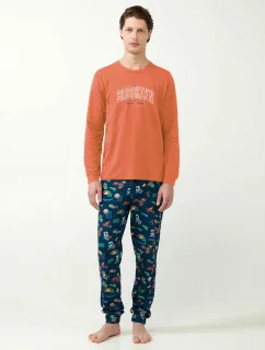 Vamp - Pánske pyžamo s potlačou 21610 - Vamp