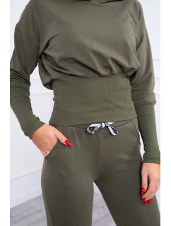 Komplet z khaki model 18747912 - K-Fashion