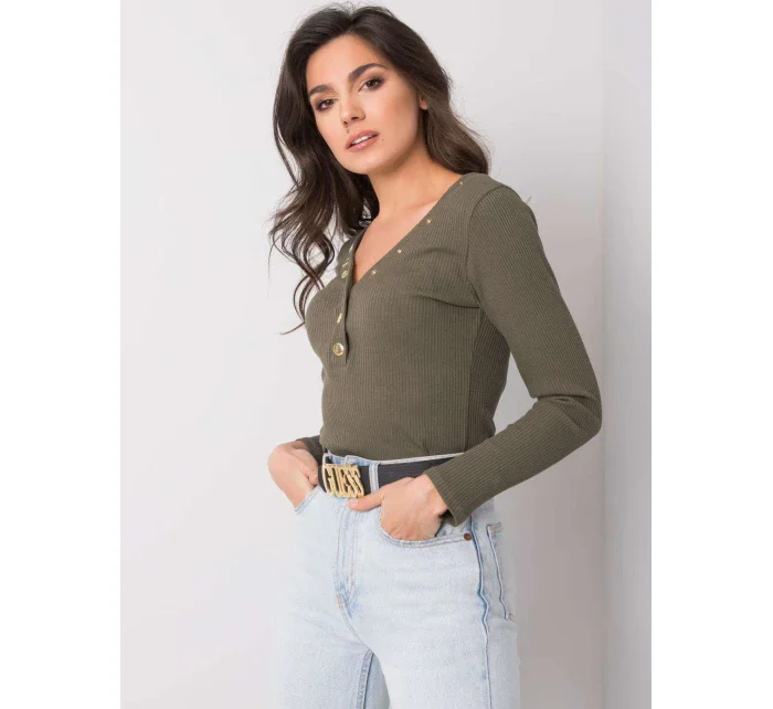 Blúzka TW BZ OB006.59 khaki