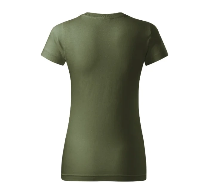 Basic tričko dámské khaki Basic tričko dámské khaki