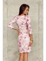 Denní šaty model 20857740 růžové - Roco Fashion Denní šaty model 20857740 růžové - Roco Fashion