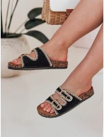 Dámské korkové žabky black Dstreet model 21988408 - FashionStreet