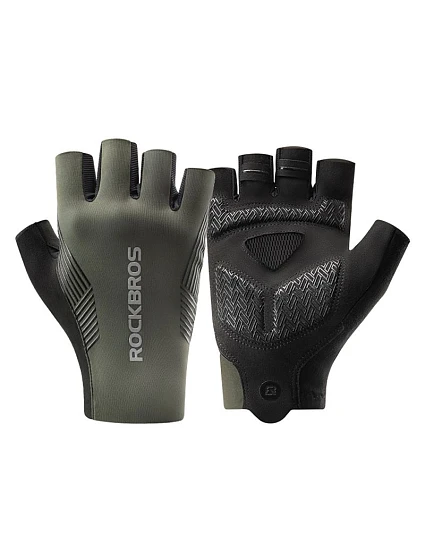 Cyklistické rukavice Rockbros jar/leto/podzim, krátke prsty, veľkosť: L - zelené Cyklistické rukavice Rockbros jar/leto/podzim, krátke prsty, veľkosť: L - zelené