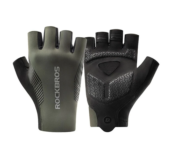 Cyklistické rukavice Rockbros jar/leto/podzim, krátke prsty, veľkosť: L - zelené Cyklistické rukavice Rockbros jar/leto/podzim, krátke prsty, veľkosť: L - zelené