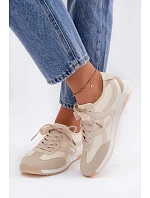 Dámské tenisky model 22099994 béžové - VINCEZA