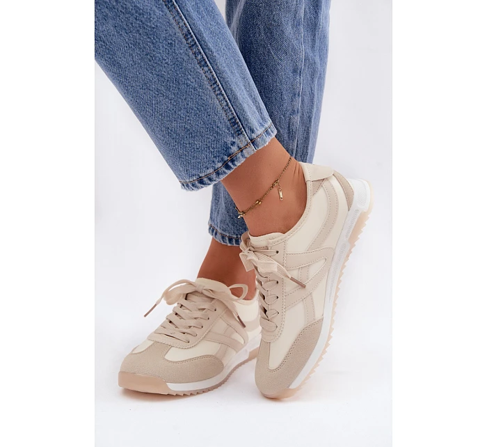 Dámské tenisky model 22099994 béžové - VINCEZA