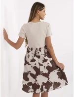 Šaty DHJ SK 253701.80 béžové