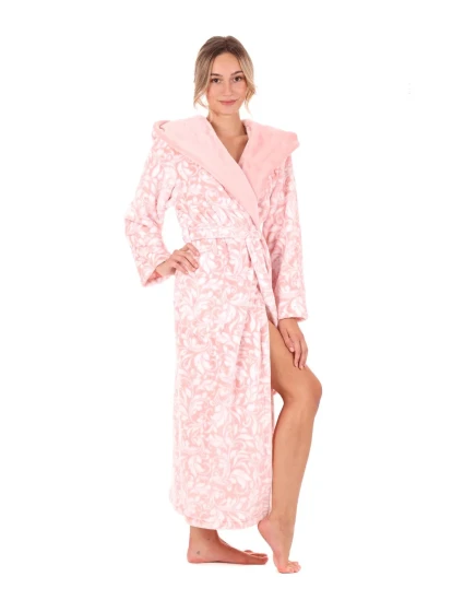 Dámský župan Flora s kapucí  růžová  model 21760962 - Vestis