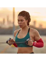 Kompresné legíny SPORT RASL-11016RD Červený vzor - Reebok