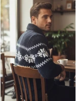 Pánský tmavě modrý svetr Dstreet model 21982525 - FashionStreet