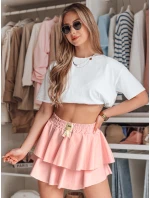 Mini sukně s volánem růžová Dstreet model 21986572 - FashionStreet