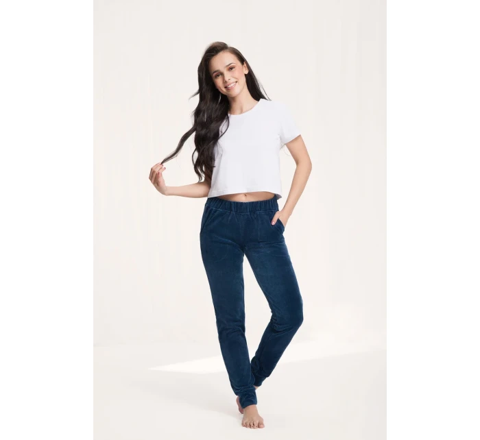 Dámske velúrové nohavice 310