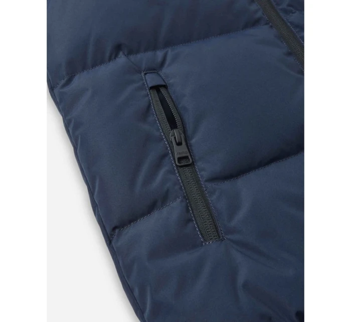 dětská péřová bunda Navy 3 Junior Unisex nepromokavá tmavě modrá model 21351547 - Reima