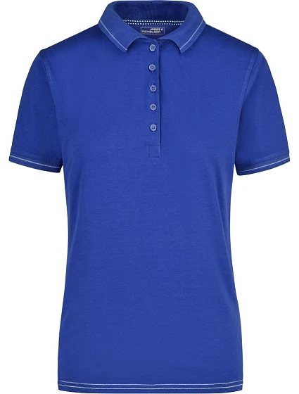 JN Dámské žerzejové elastické polo 02.0 royal/white model 22487116 - Daiber JN Dámské žerzejové elastické polo 02.0 royal/white model 22487116 - Daiber