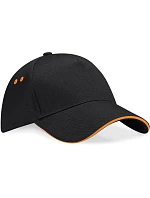 B 5 panelová sandwich kšiltovka 53.0 black/orange model 22481298 - Beechfield B 5 panelová sandwich kšiltovka 53.0 black/orange model 22481298 - Beechfield