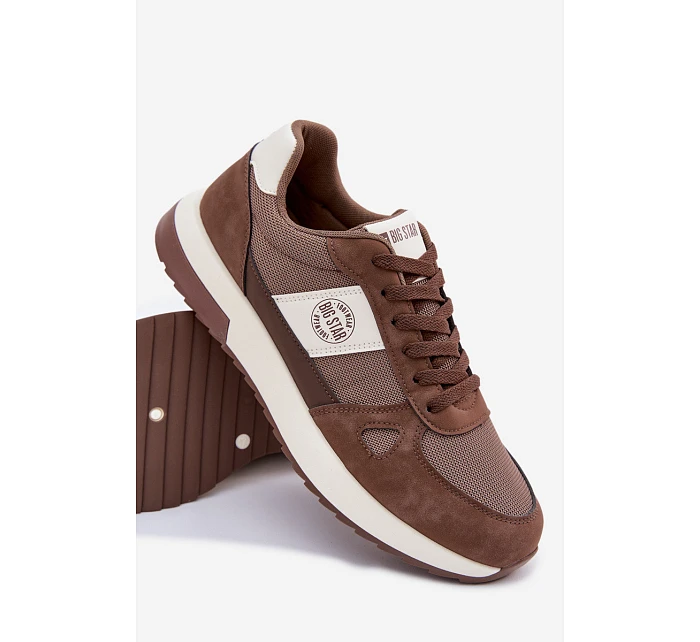 Pánské sportovní tenisky Big Star TT174353 hnědé