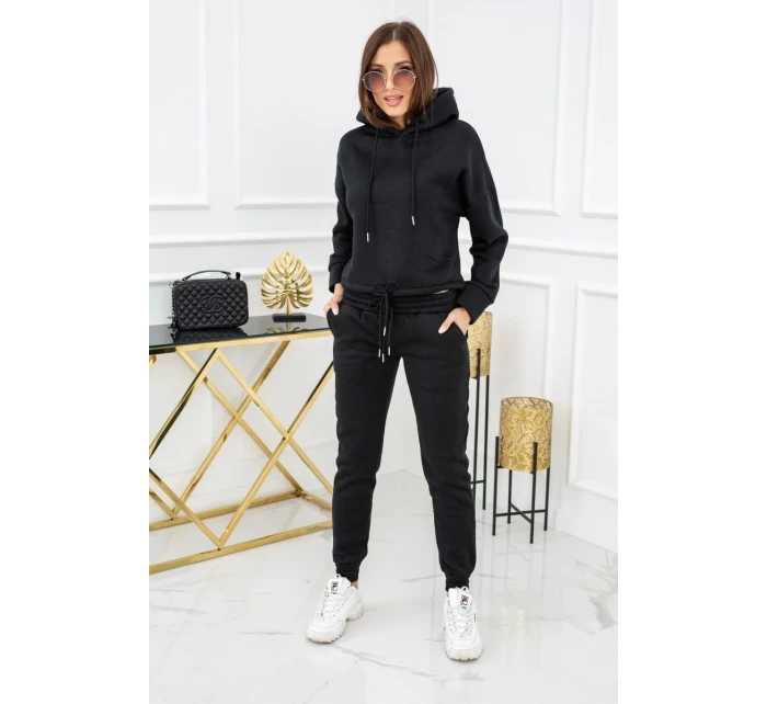 Black tepláková souprava model 17566843 - Vittoria Ventini Black tepláková souprava model 17566843 - Vittoria Ventini