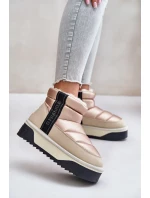 Nízke snežnice na hrubej podrážke D.Franklin Beige Nízke snežnice na hrubej podrážke D.Franklin Beige