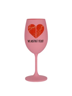 Personalizovaná sklenice - dvě mapy jako srdce