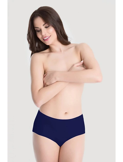 Kalhotky Cotton Midi granátová - Julimex