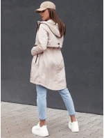 Dámská přechodná bunda parka light beige Dstreet model 21979001 - FashionStreet