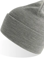 Atlantis Headwear Pure Pletená čiapka „Pure“ 33.8000 svetlosivá melírovaná