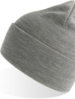 Atlantis Headwear Pure Pletená čiapka „Pure“ 33.8000 svetlosivá melírovaná
