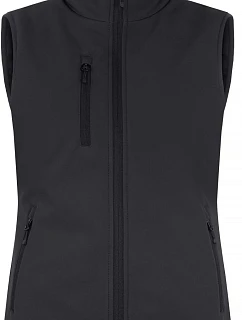 Clique Padded Softshell Vest Women Dámska zateplená softshellová vesta 67.0959 čierna