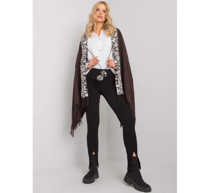 Szalik AT SZ model 21817433 biało brązowy - FPrice Szalik AT SZ model 21817433 biało brązowy - FPrice