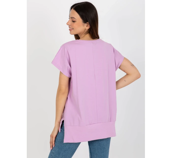 Bluzka RV BZ model 21153741 ciemny różowy - FPrice Bluzka RV BZ model 21153741 ciemny różowy - FPrice
