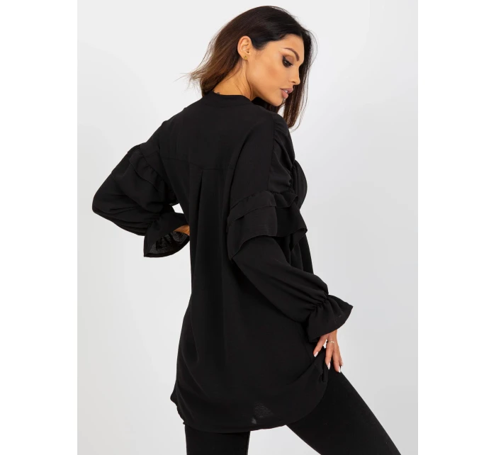 Dámska košeľa TW KS BI 2021745.13X čierna - FPrice