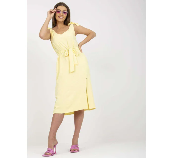 Šaty WN SK 1211.58 svetlo žltá