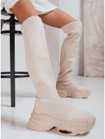 Dámské boty béžové Dstreet model 21995015 - FashionStreet