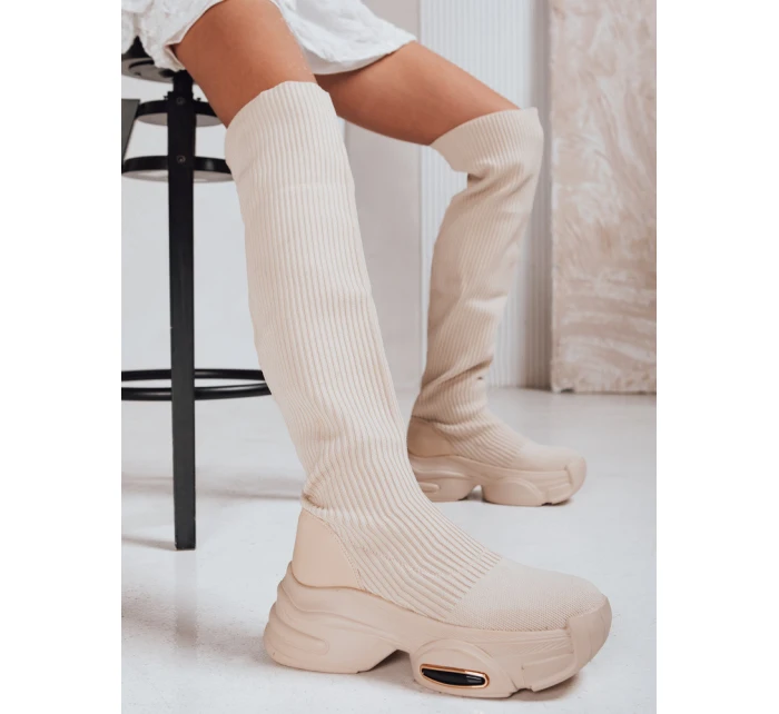 Dámské boty béžové Dstreet model 21995015 - FashionStreet