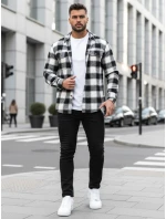 Pánske džínsy slim fit čierne FashionStreet UX4483