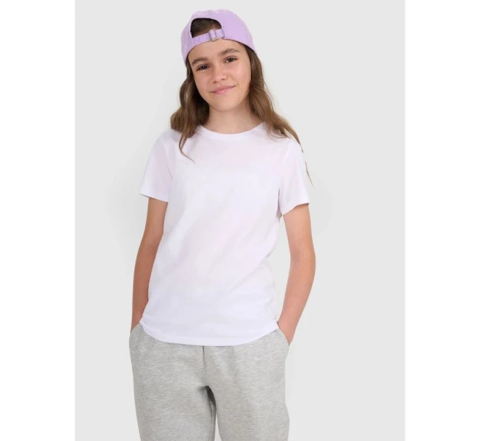 Dievčenské hladké tričko 4F 4FJRMM00TTSHF3231-10S Dievčenské hladké tričko 4F 4FJRMM00TTSHF3231-10S
