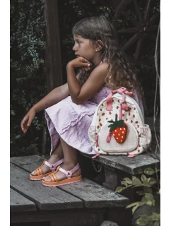 Dziecięce Pachnące Sandałki Na Rzep ZAXY LL385026 Pomarańczowe