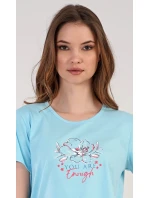 Dámské pyžamo šortky model 18519674 - Vienetta Dámské pyžamo šortky model 18519674 - Vienetta