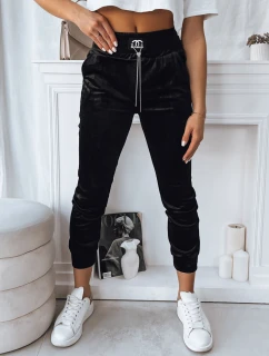 Dámske čierne nohavice AVENUE FashionStreet UY1761