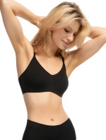 Fitness podprsenka Infinity soft black - JULIMEX