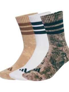 Adidas Stonewash Crew 3 páry ponožiek s 3 prúžkami JX5531