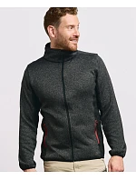 Promodoro 7700 Pánska pracovná pletená fleecová bunda 40.7700 heather grey Promodoro 7700 Pánska pracovná pletená fleecová bunda 40.7700 heather grey